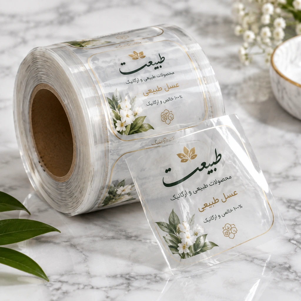 لیبل شفاف
